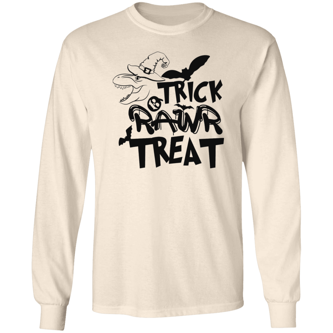 Trick Rawr Treat Dinosaur Halloween T-Shirt