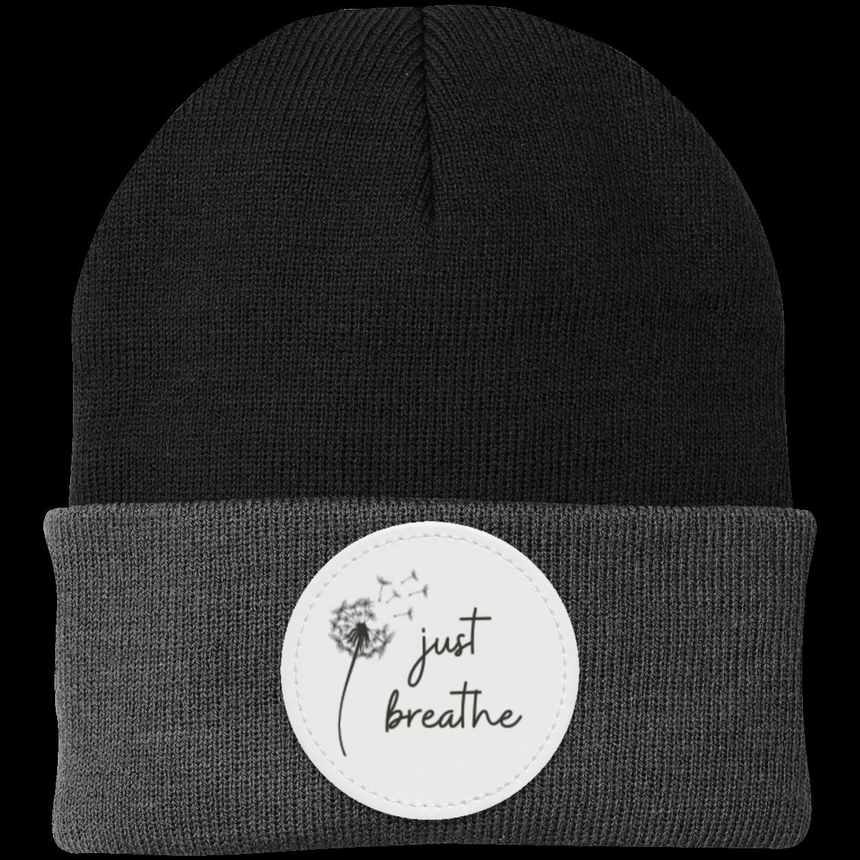 Just Breath Beanie Knit Cap