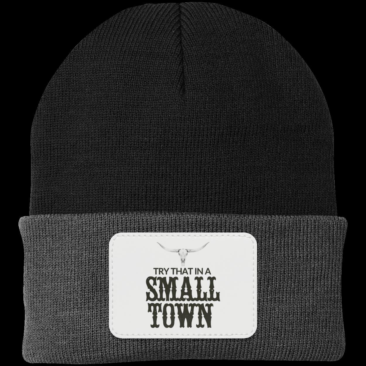 Try That In A Small Town Beanie Knit Cap