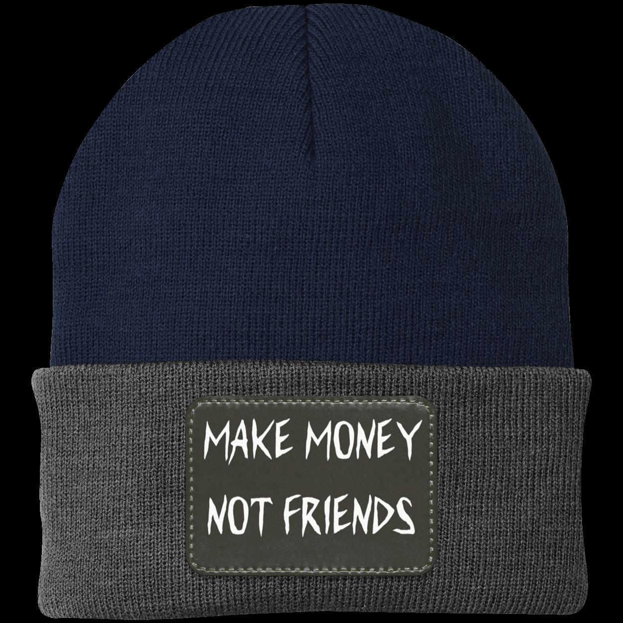 Make Money Not Friends Beanie Knit Cap