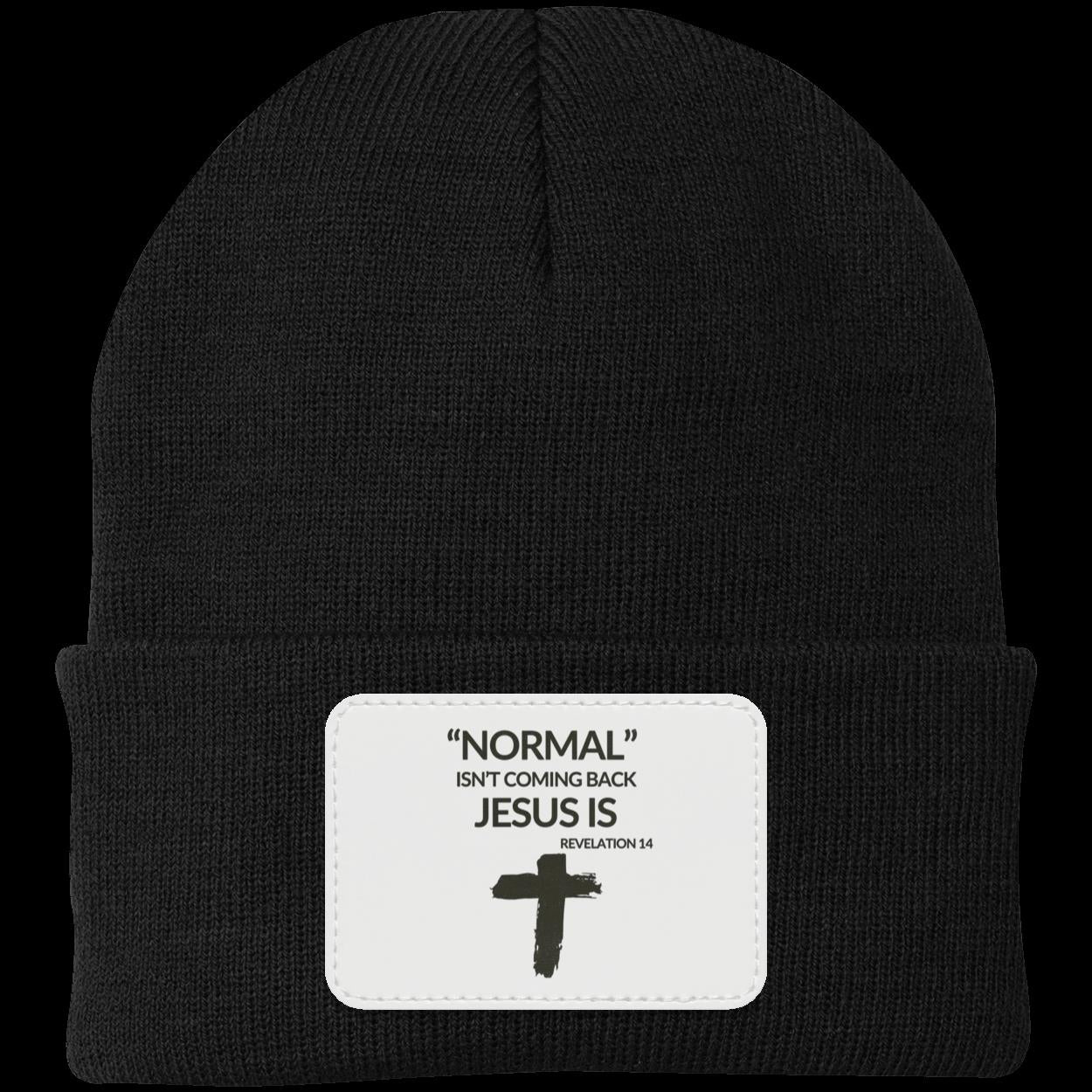 Normal Isn't Coming Back Jesus Is Beanie Knit Cap