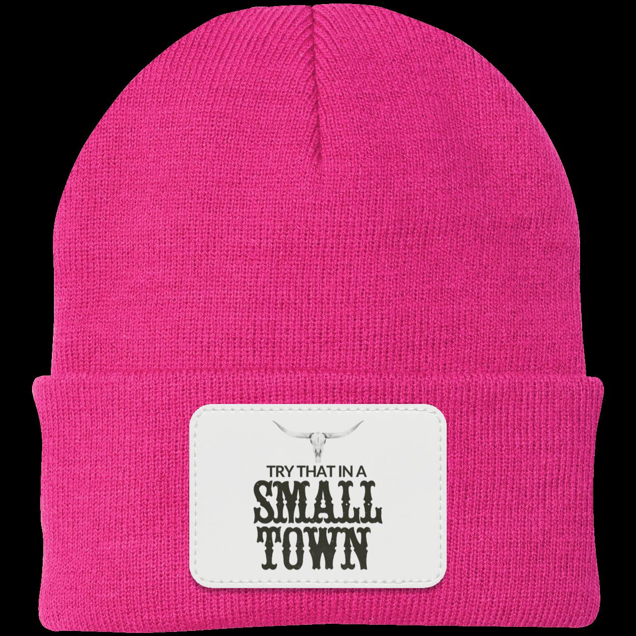 Try That In A Small Town Beanie Knit Cap