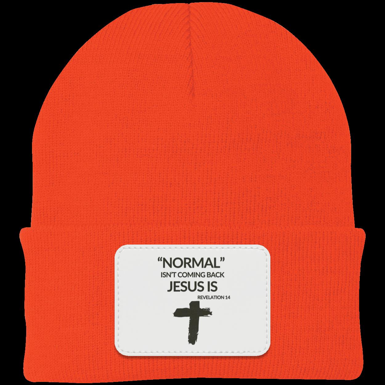 Normal Isn't Coming Back Jesus Is Beanie Knit Cap