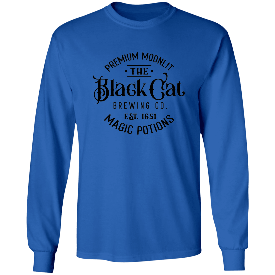 Black Cat Brewing Co Halloween Cotton T-Shirt