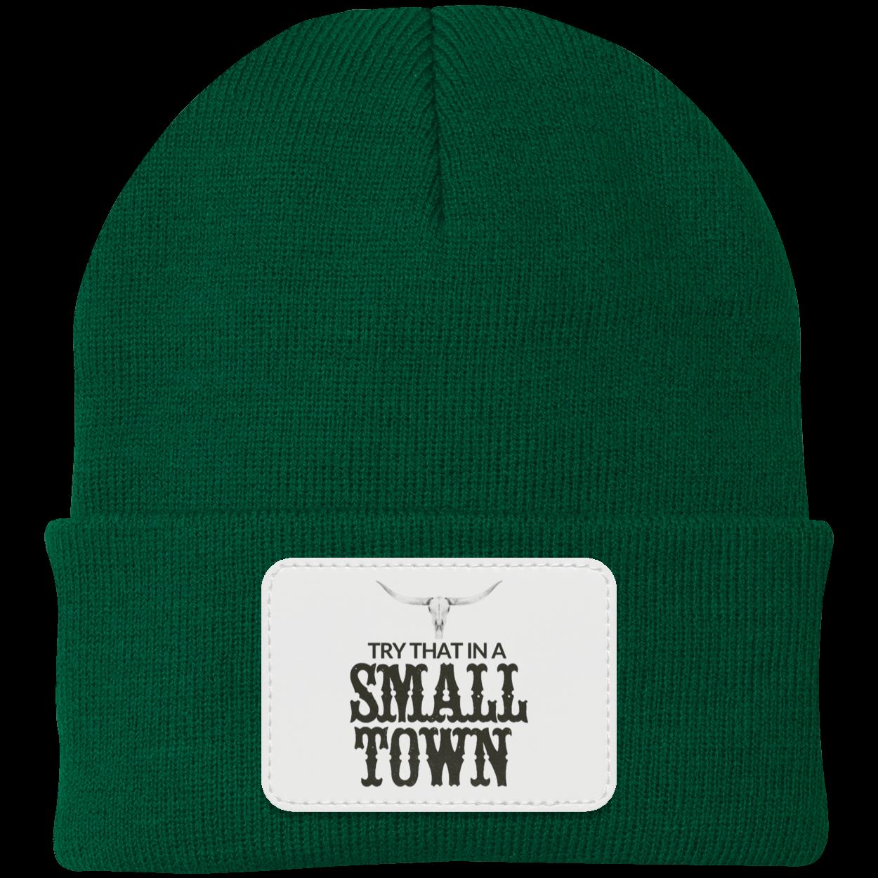 Try That In A Small Town Beanie Knit Cap