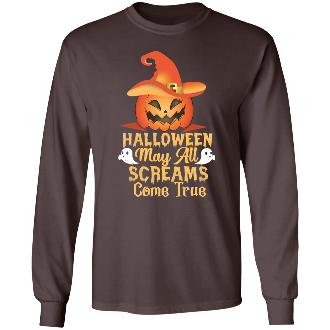 Halloween May All Screams Come True Cotton T-Shirt