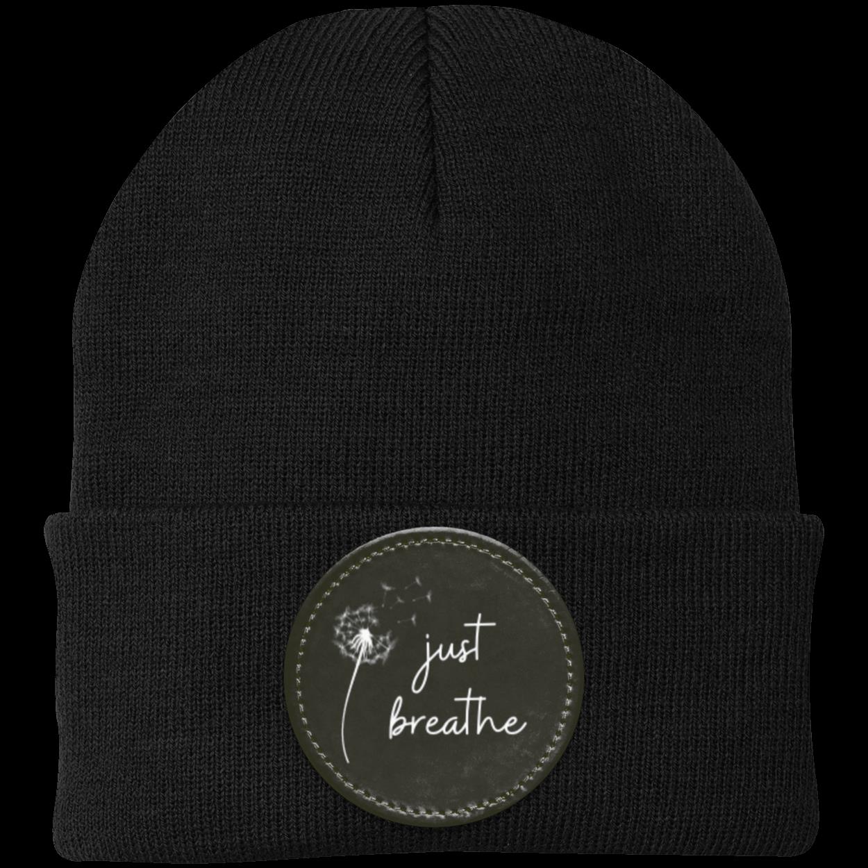 Just Breath Beanie Knit Cap