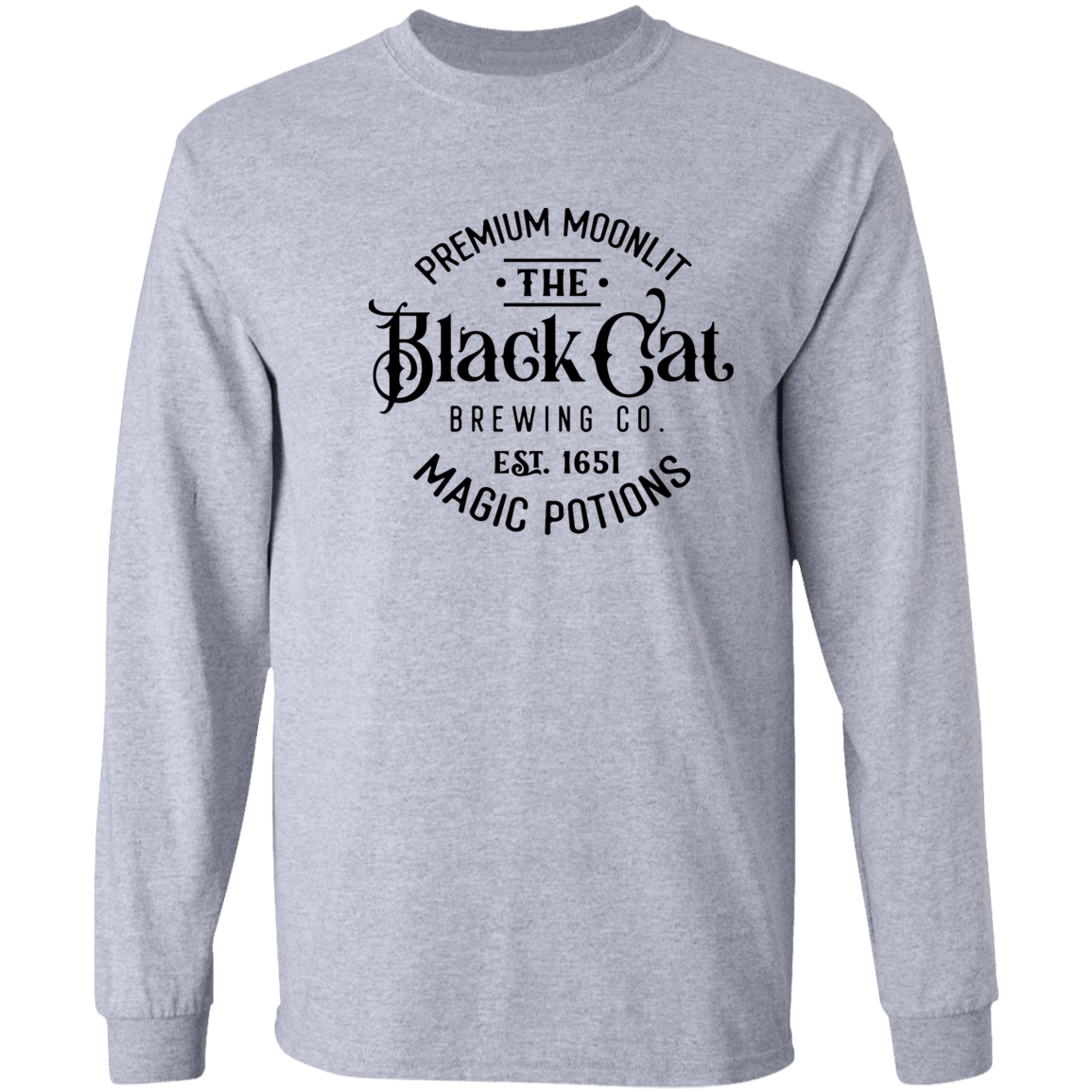 Black Cat Brewing Co Halloween Cotton T-Shirt