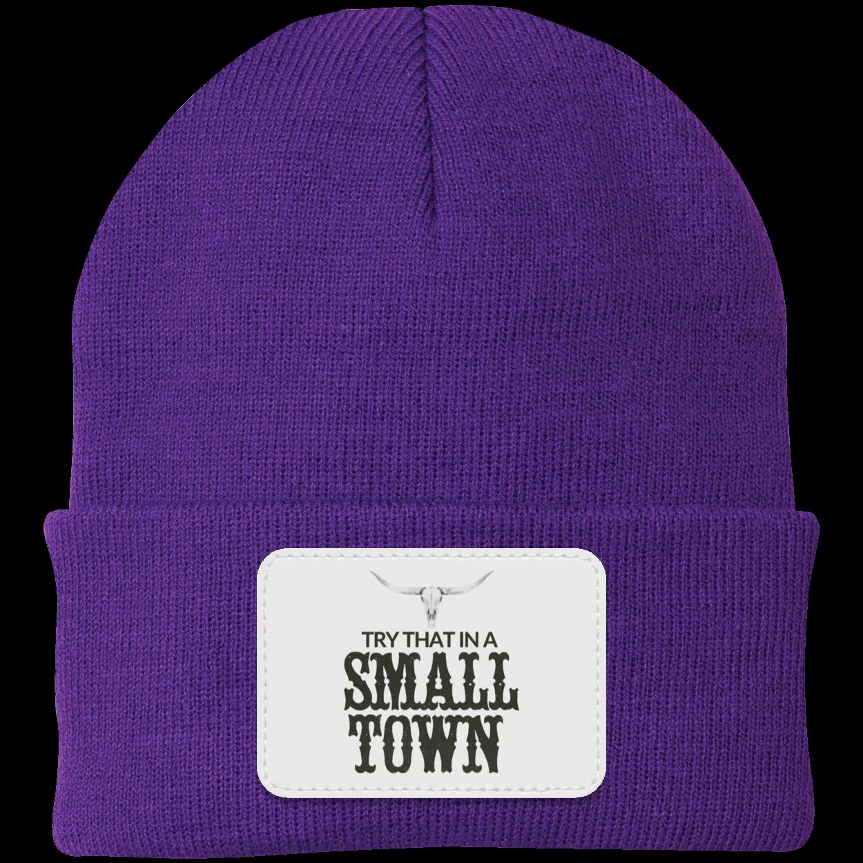 Try That In A Small Town Beanie Knit Cap