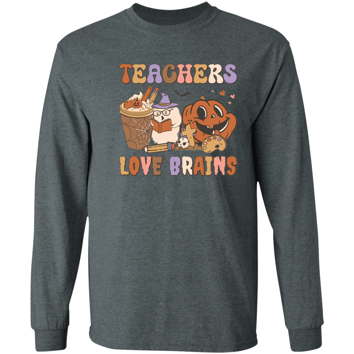 Teachers Love Brains Halloween T-Shirt