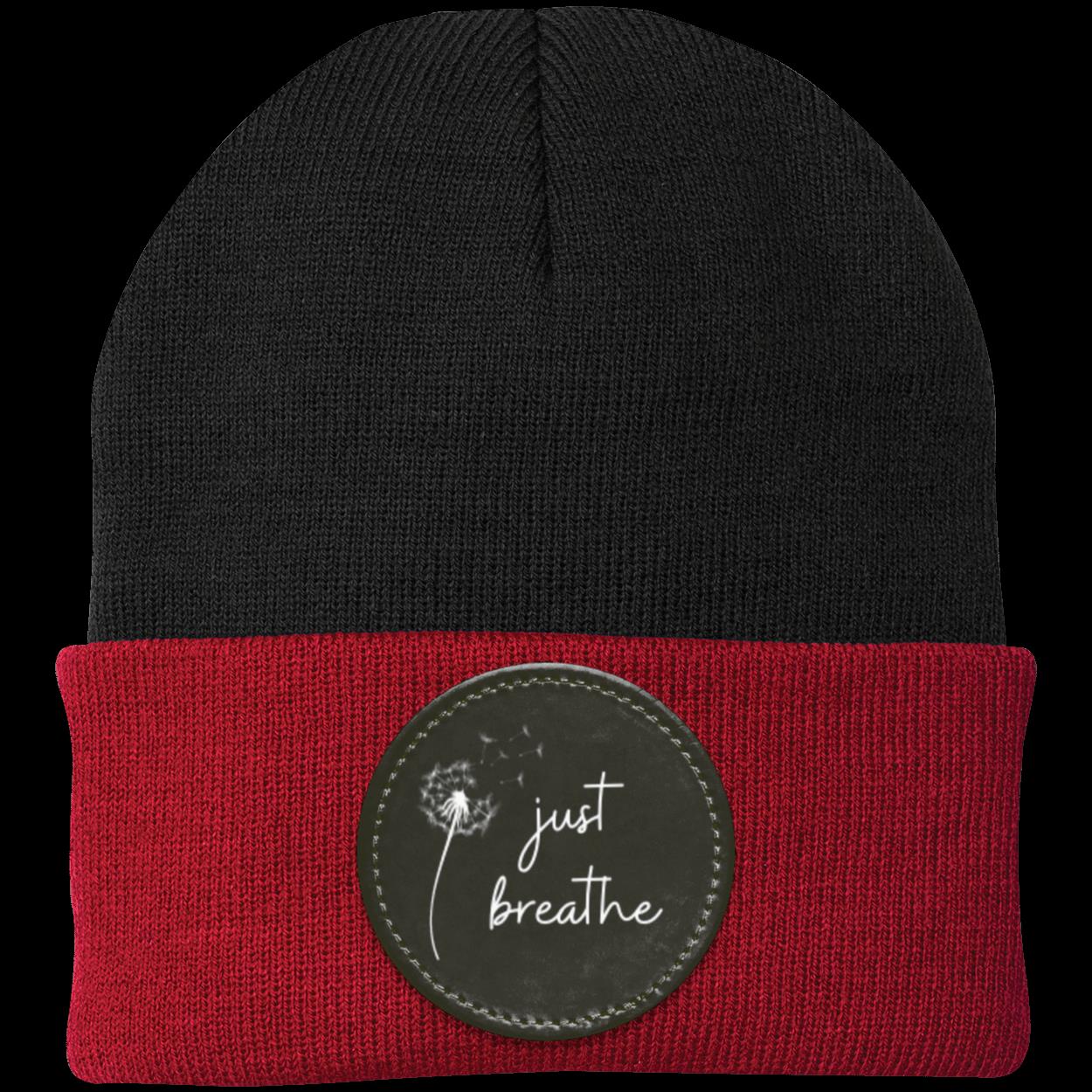 Just Breath Beanie Knit Cap