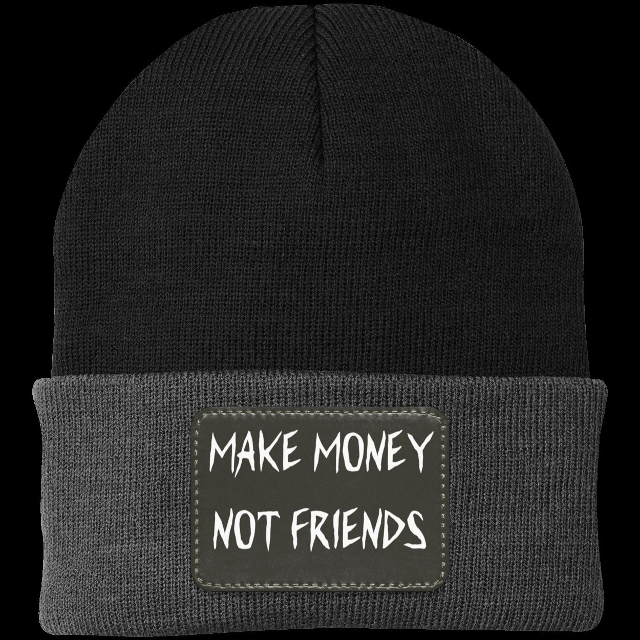 Make Money Not Friends Beanie Knit Cap