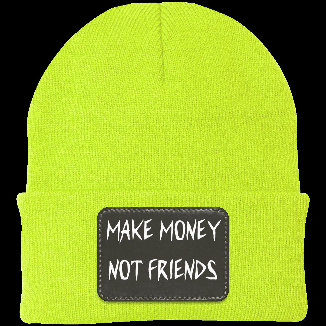 Make Money Not Friends Beanie Knit Cap