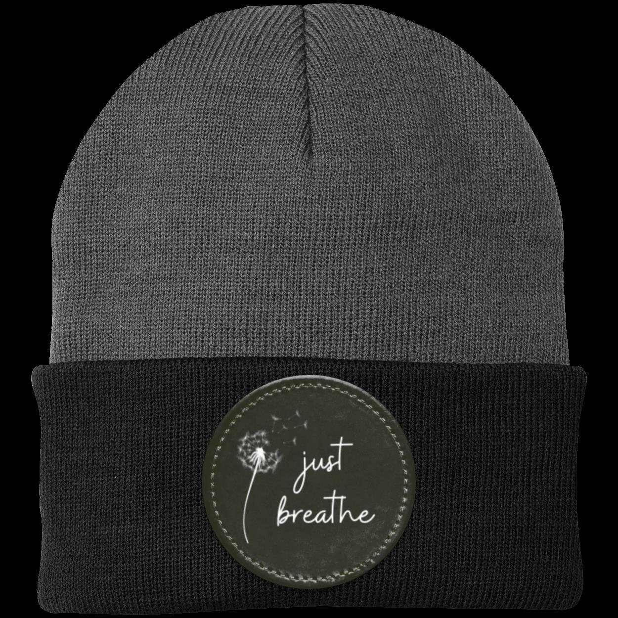 Just Breath Beanie Knit Cap