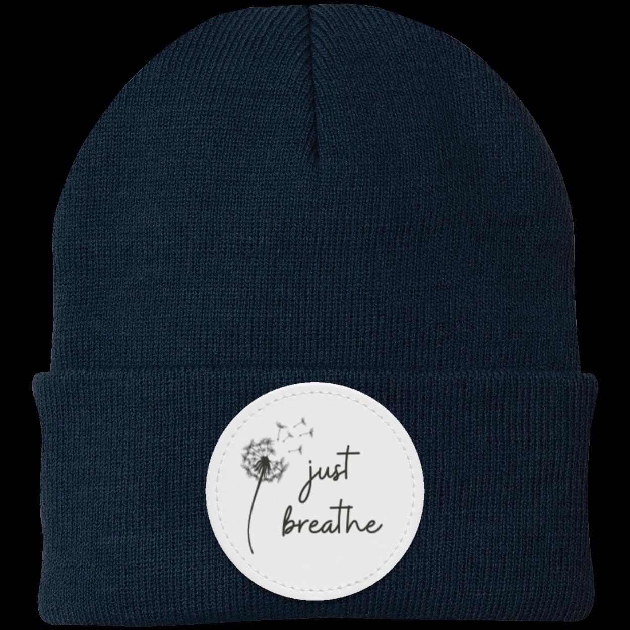 Just Breath Beanie Knit Cap