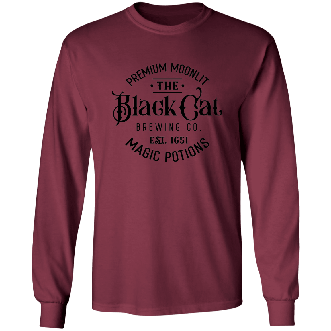 Black Cat Brewing Co Halloween Cotton T-Shirt