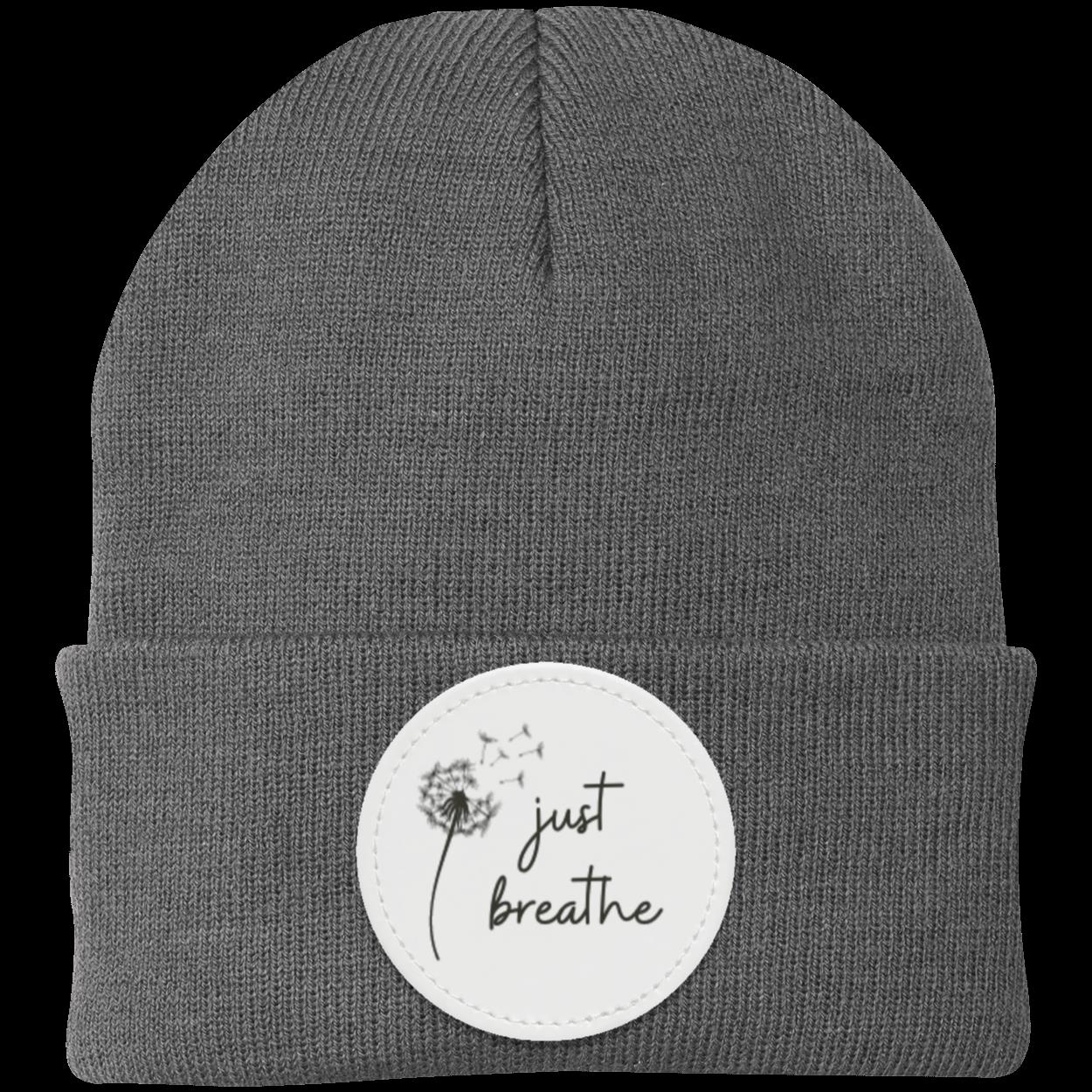 Just Breath Beanie Knit Cap