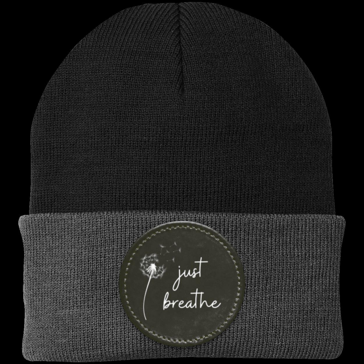 Just Breath Beanie Knit Cap