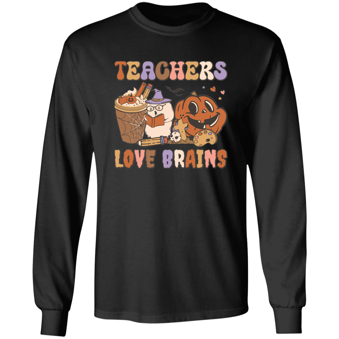 Teachers Love Brains Halloween T-Shirt