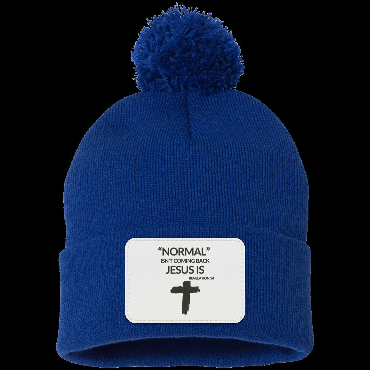 Normal Isn't Coming Back Jesus Is Beanie Knit Cap