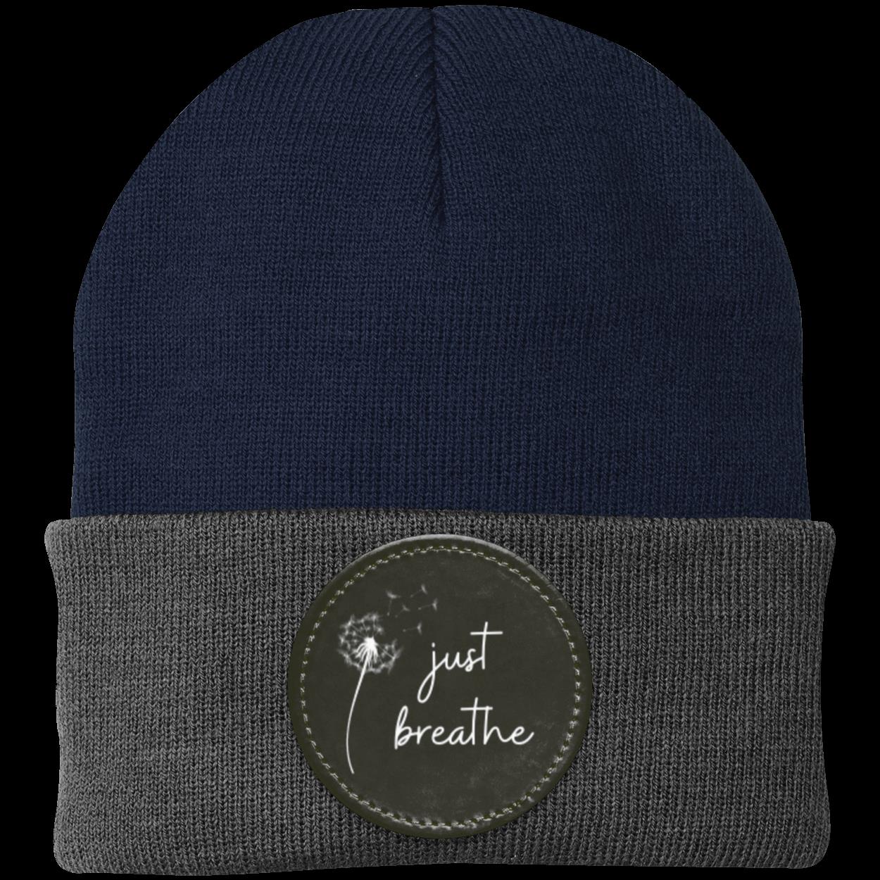 Just Breath Beanie Knit Cap