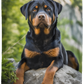 Rottweiler Rottie Plush Fleece Blanket