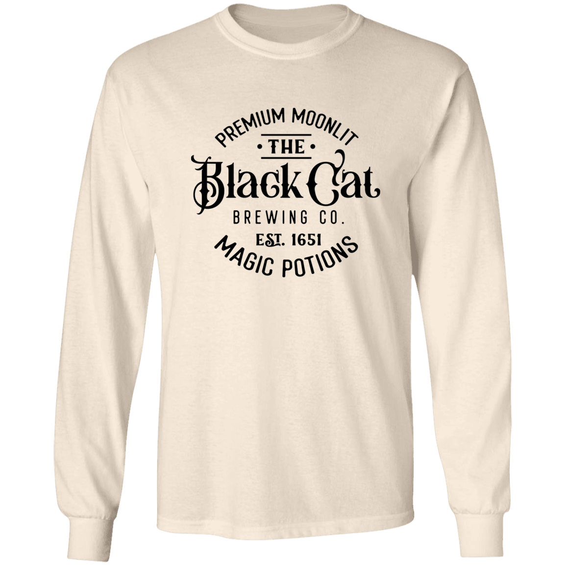 Black Cat Brewing Co Halloween Cotton T-Shirt