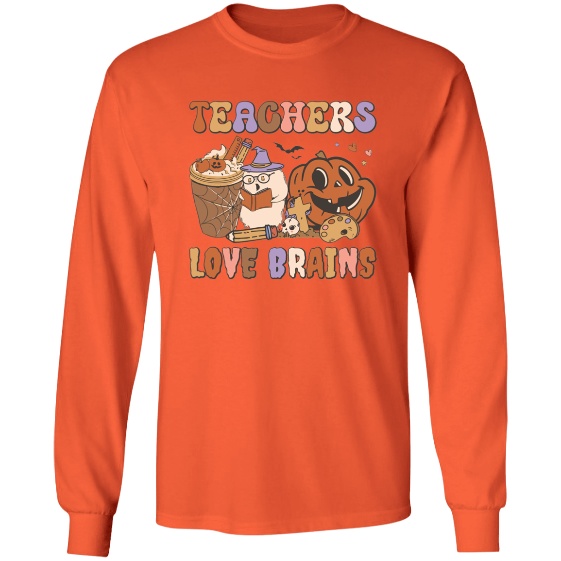 Teachers Love Brains Halloween T-Shirt