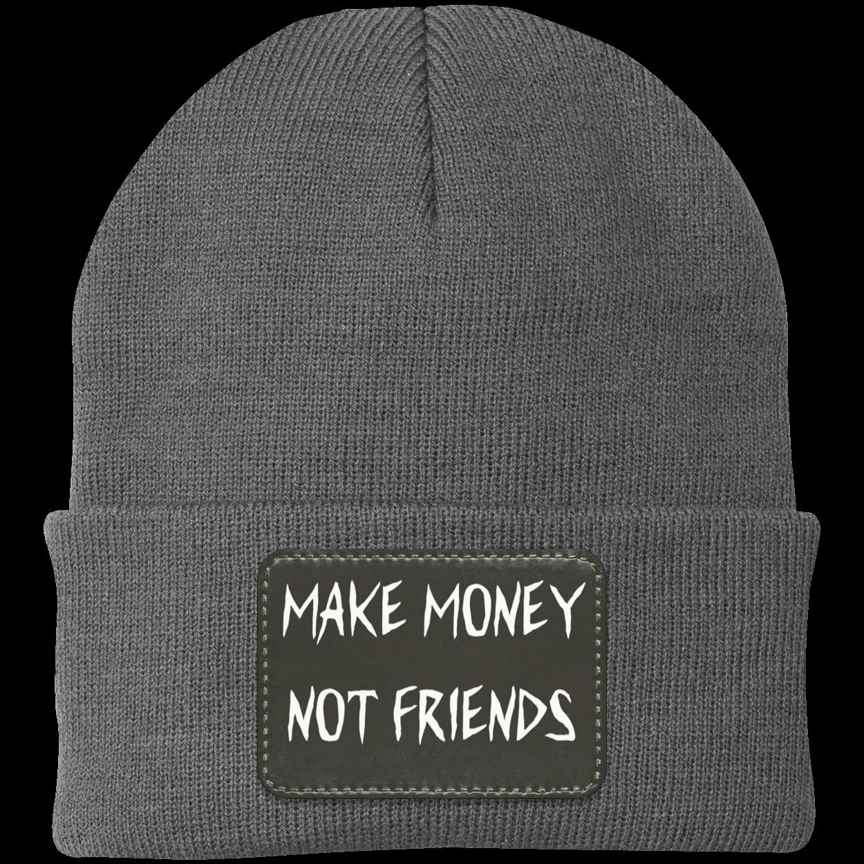 Make Money Not Friends Beanie Knit Cap