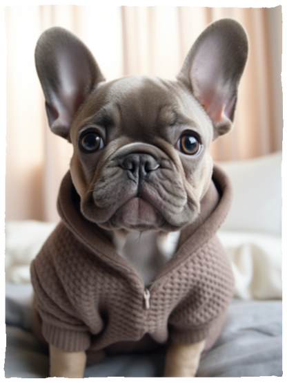 French Bulldog 1 Frenchie Plush Fleece Blanket