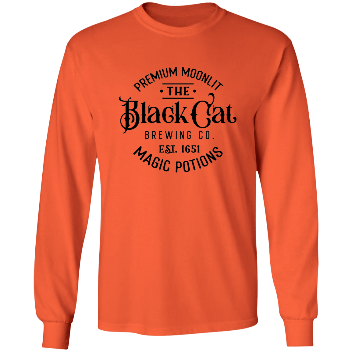 Black Cat Brewing Co Halloween Cotton T-Shirt