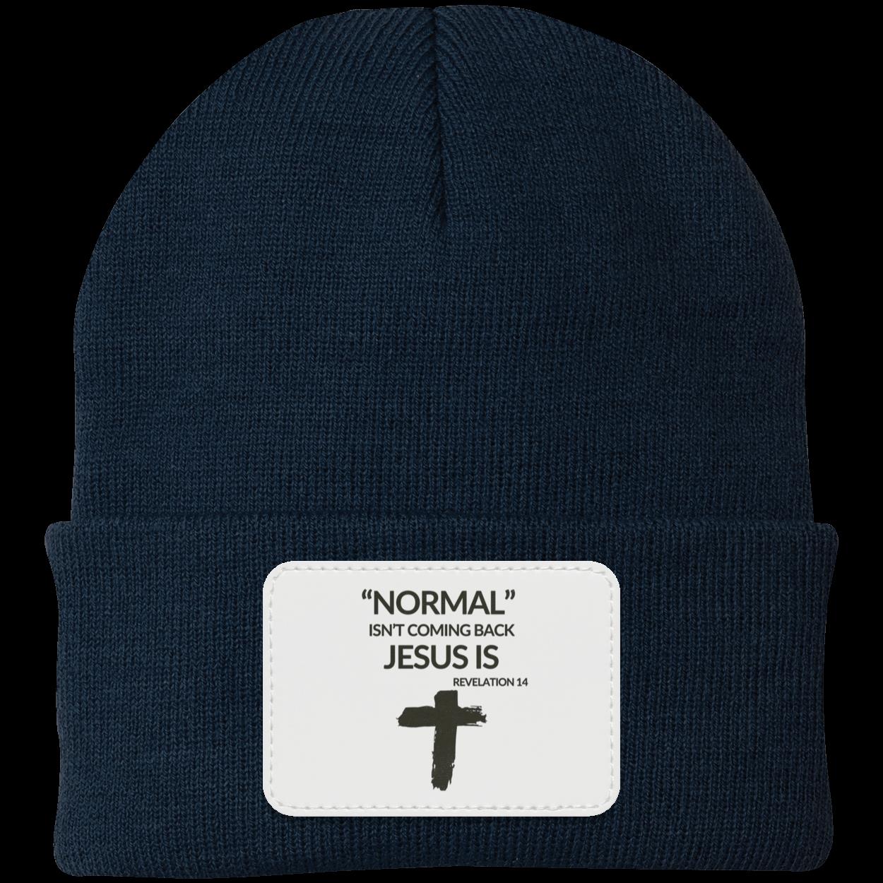 Normal Isn't Coming Back Jesus Is Beanie Knit Cap