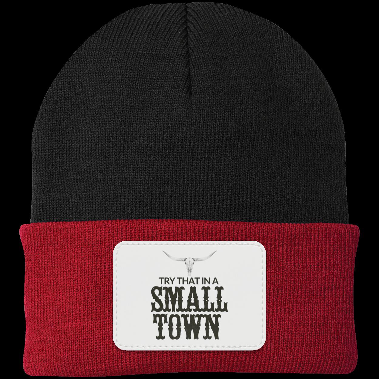 Try That In A Small Town Beanie Knit Cap