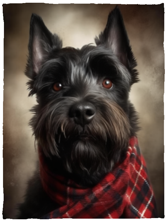 Scottish Terrier Scottie Plush Fleece Blanket