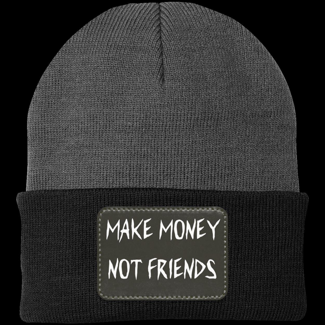 Make Money Not Friends Beanie Knit Cap