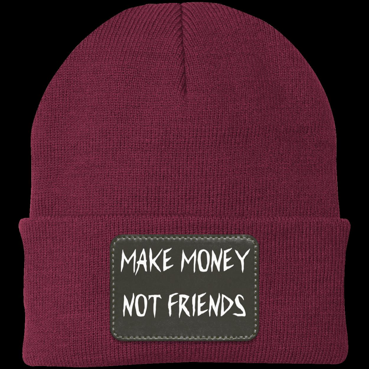 Make Money Not Friends Beanie Knit Cap