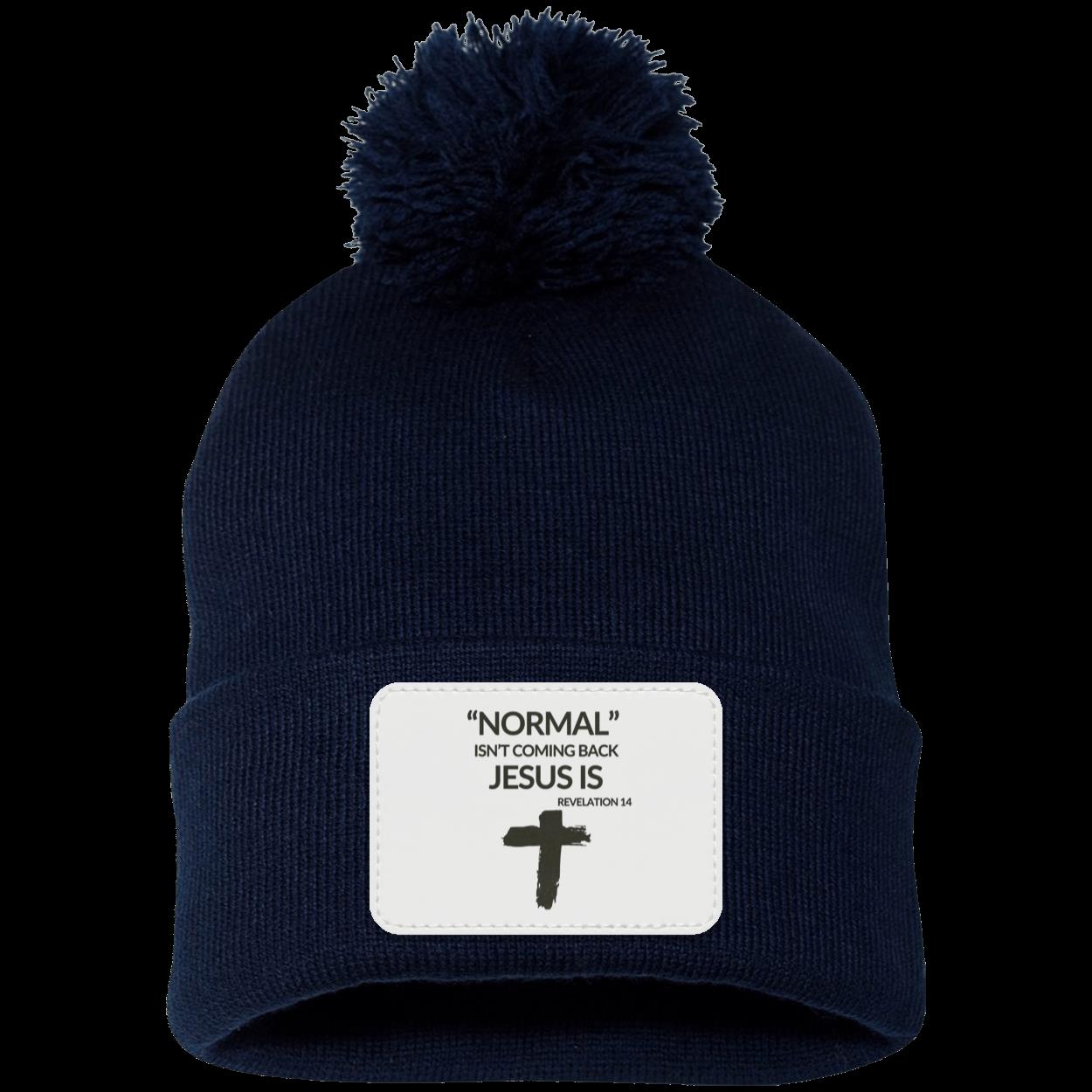 Normal Isn't Coming Back Jesus Is Beanie Knit Cap