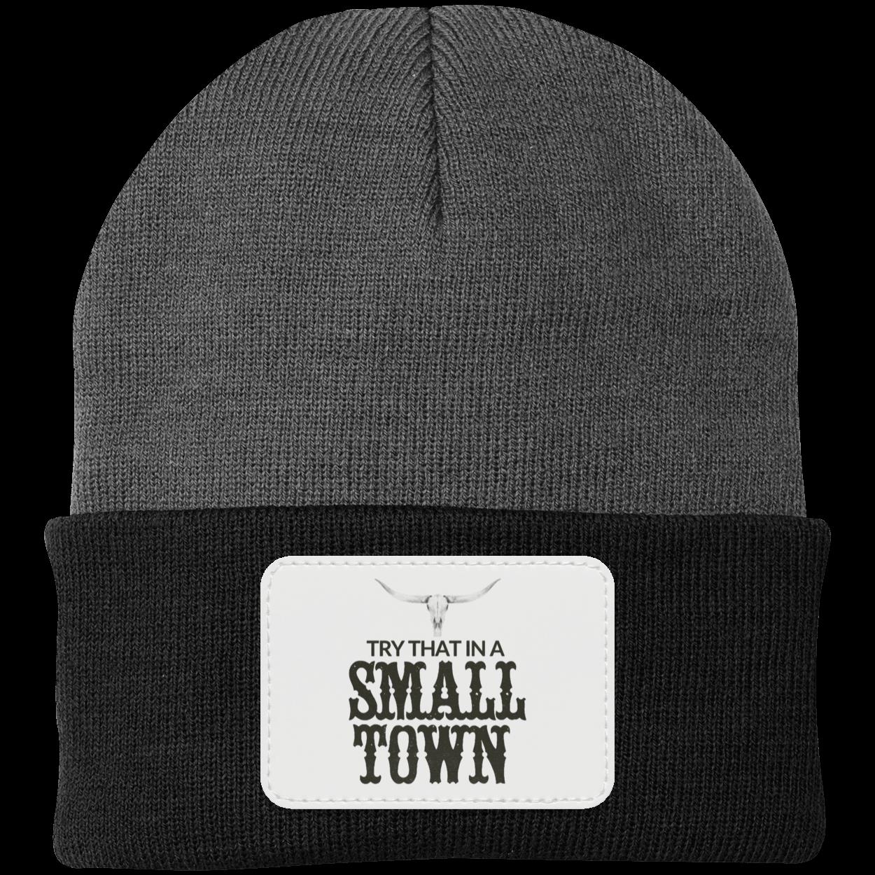 Try That In A Small Town Beanie Knit Cap