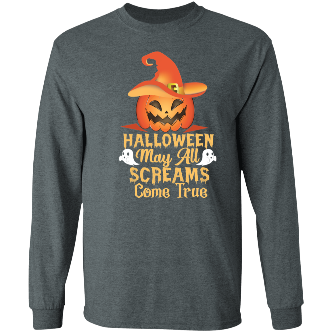 Halloween May All Screams Come True Cotton T-Shirt