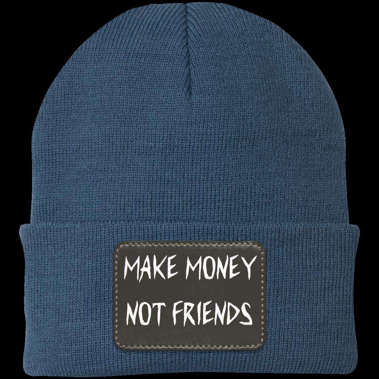 Make Money Not Friends Beanie Knit Cap