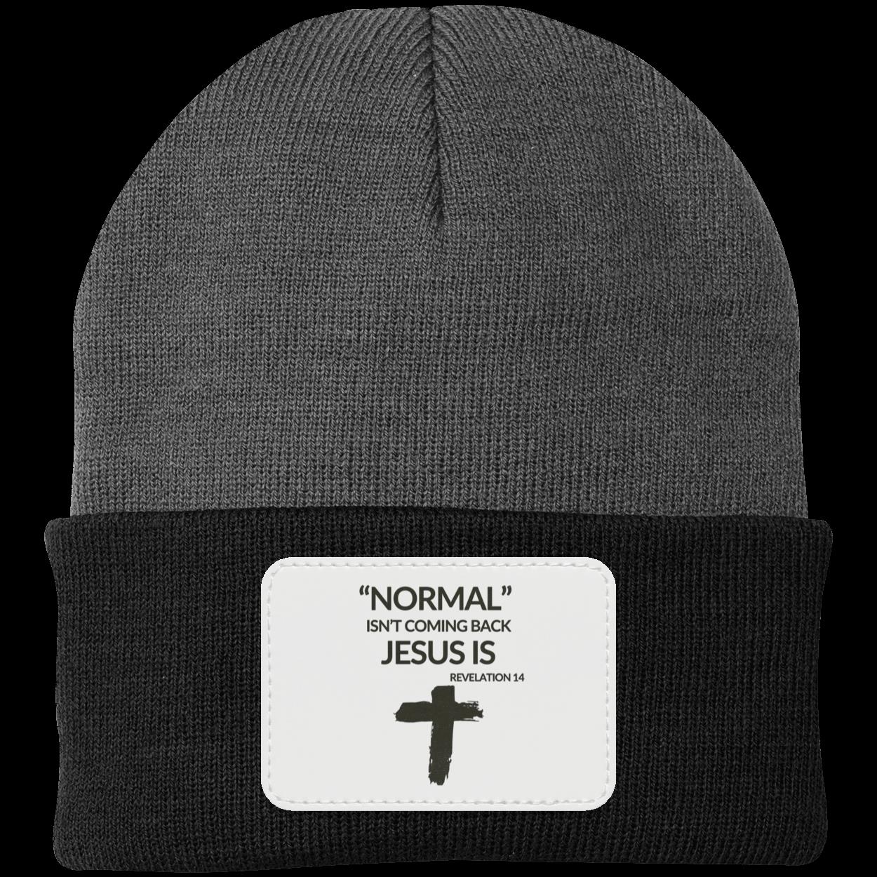 Normal Isn't Coming Back Jesus Is Beanie Knit Cap