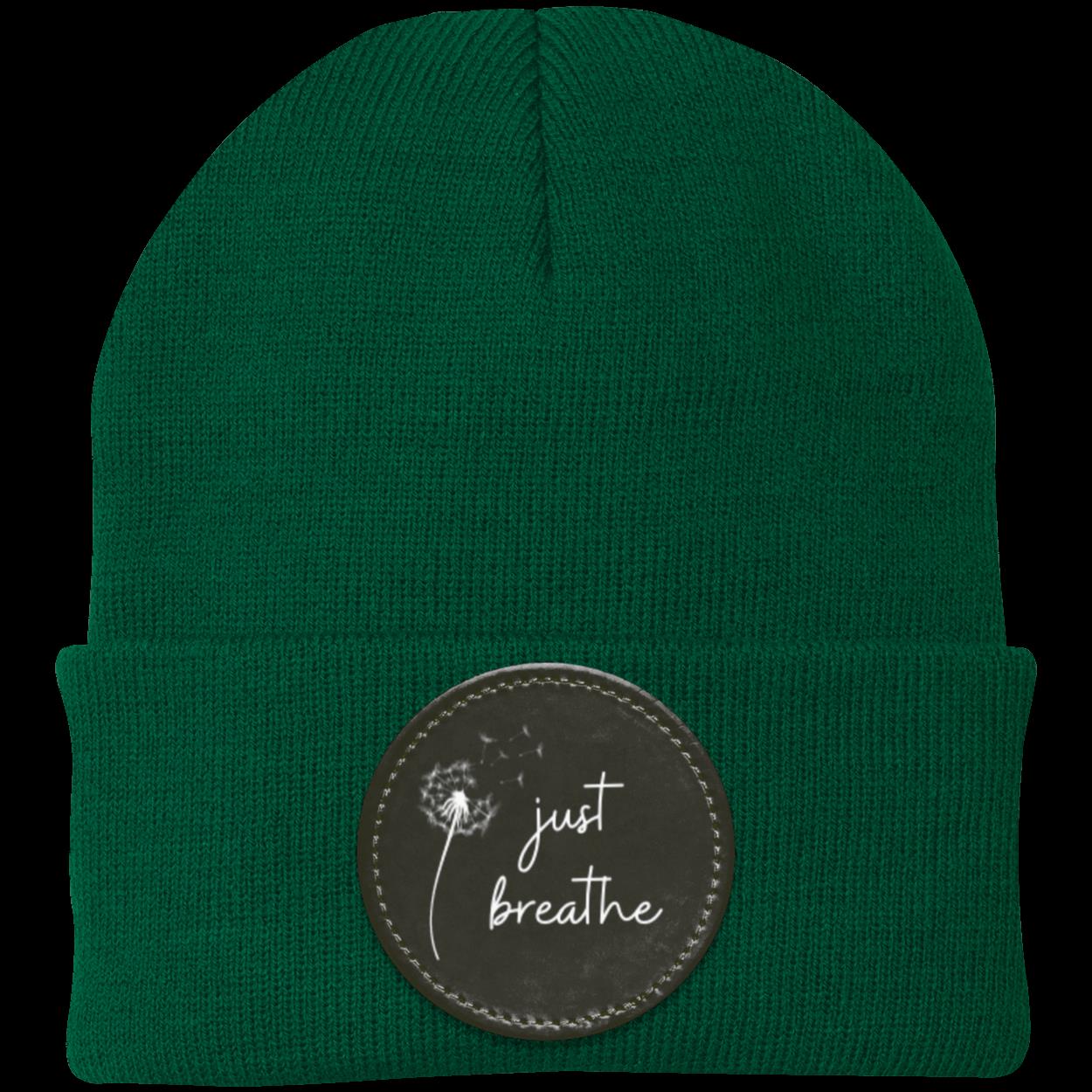 Just Breath Beanie Knit Cap