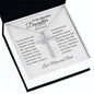 To Daughter on Wedding Day From Parents | As I Watch You Step | CZ Cross Necklace
