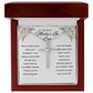 To Best Mother In Law From Him | When I Fell In Love |  CZ Cross Necklace