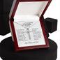 To Daughter on Wedding Day From Parents | As I Watch You Step | CZ Cross Necklace