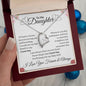 To My Daughter | If I Had To Choose Between Loving You And Breathing | Forever Love Necklace
