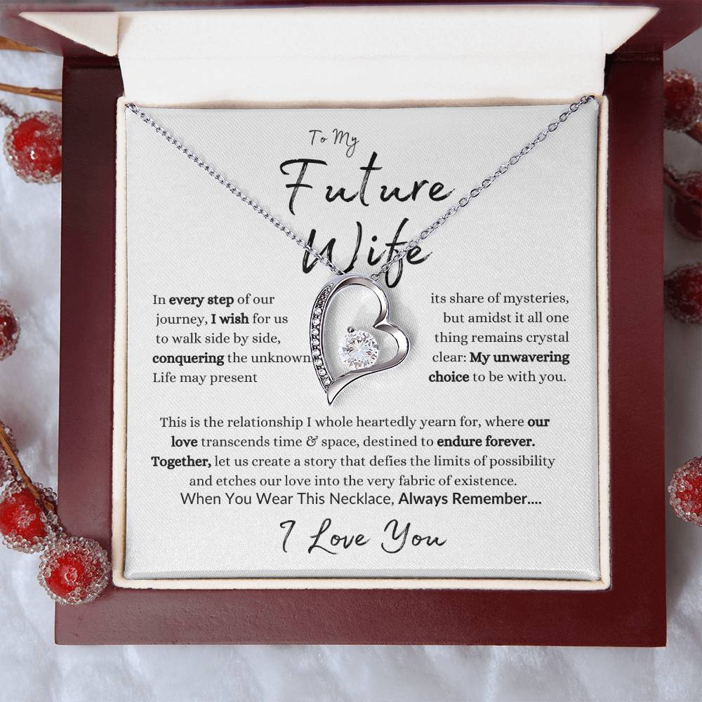 To My Future Wife | When You Wear This Necklace | Forever Love Necklace