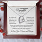 To Daughter on Wedding Day | As I Watch You Step | Forever Love Necklace