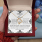 To Mother of the Bride | I Knew The Day | Forever Love Necklace