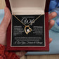 To My Incredible Wife I Acknowledge Your Sacrifices | Forever Love Necklace